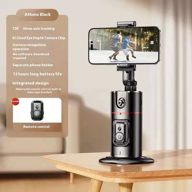 Mobile PTZ Automatic Follow-up Artifact Desktop Live Stream Bracket Face Follow Stabilizer Tripod