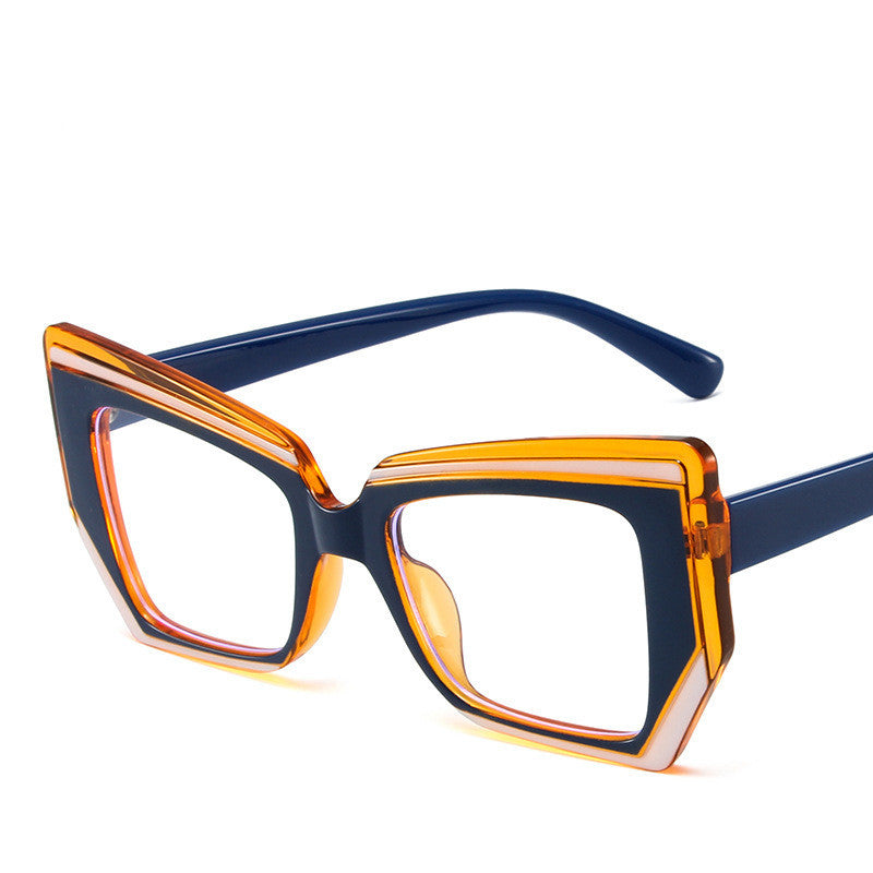 Retro Contrast Color Anti-blue Light Glasses