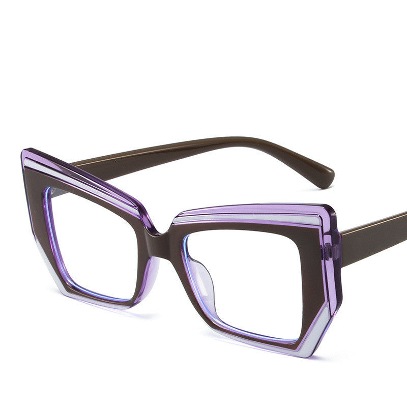 Retro Contrast Color Anti-blue Light Glasses