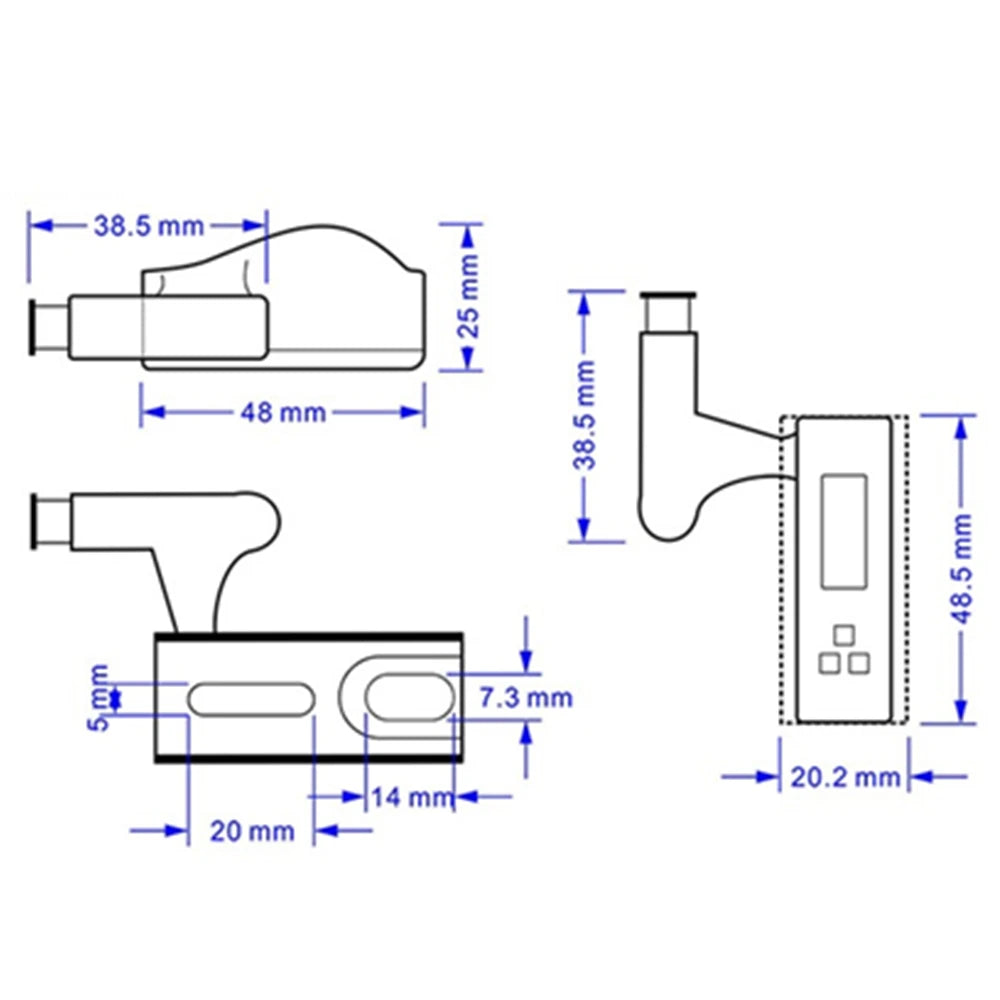 10pcs LED Sensor Cabinet Hinges