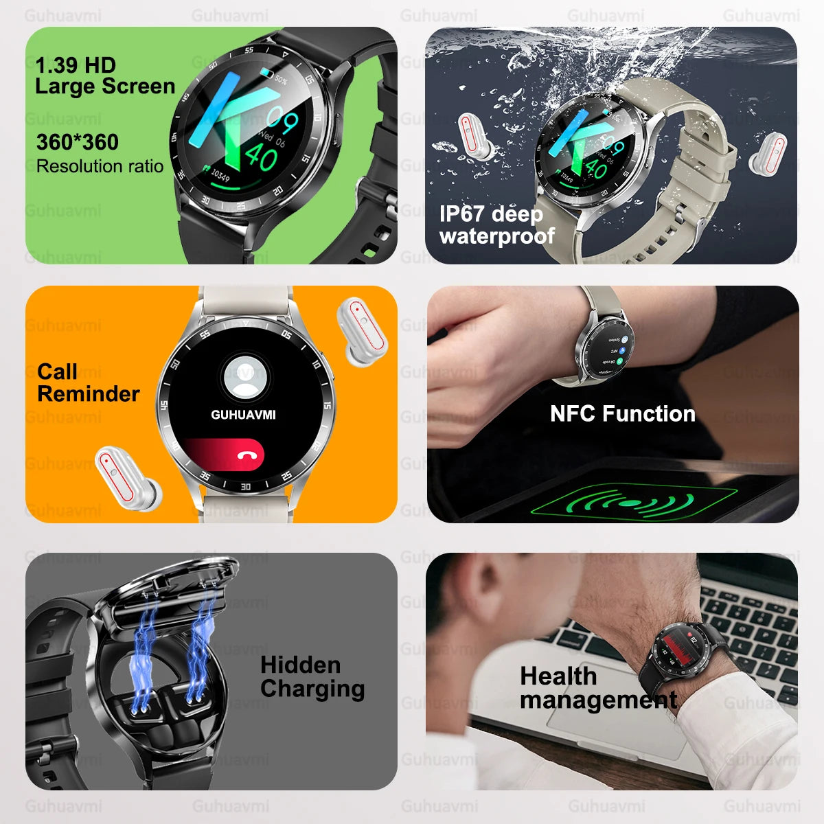 Bluetooth Headset Sports Watch