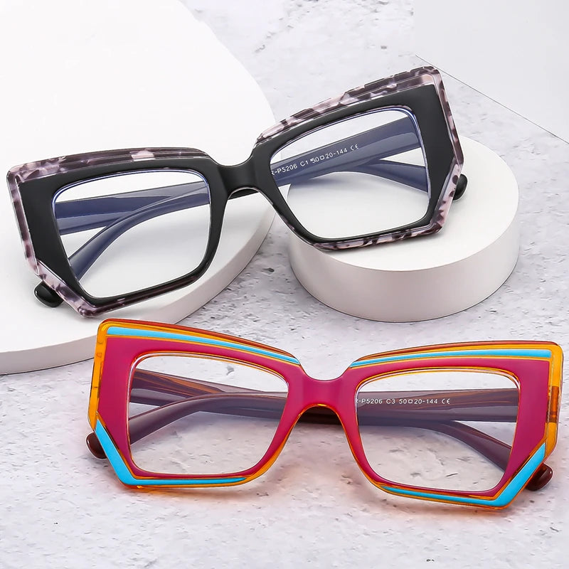 Stylish Polygonal Eyeglass Frames