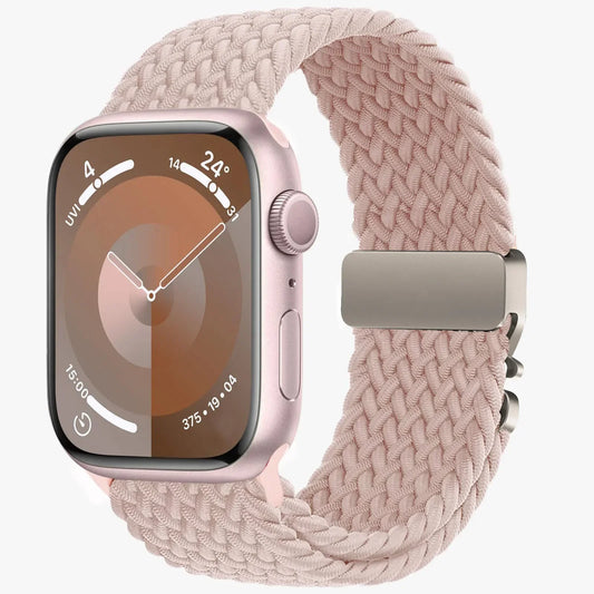 Band For Apple Watch Strap 44mm 40mm 45mm 46mm 49mm 41mm 38 magnetic Braided Bracelet iWatch series se 7 6 8 9 10 Ultra 2