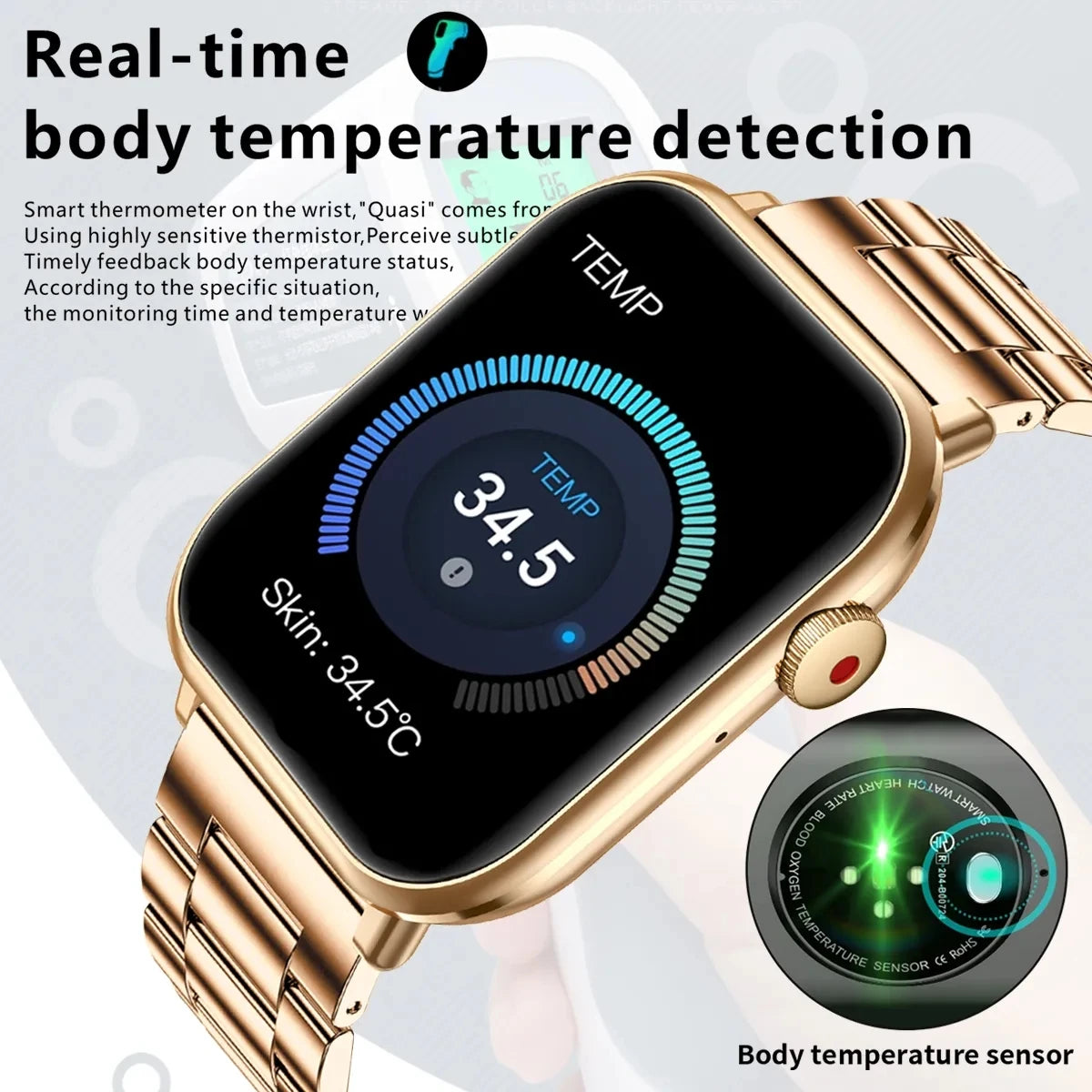 Digital Fitness Ladies Smartwatch