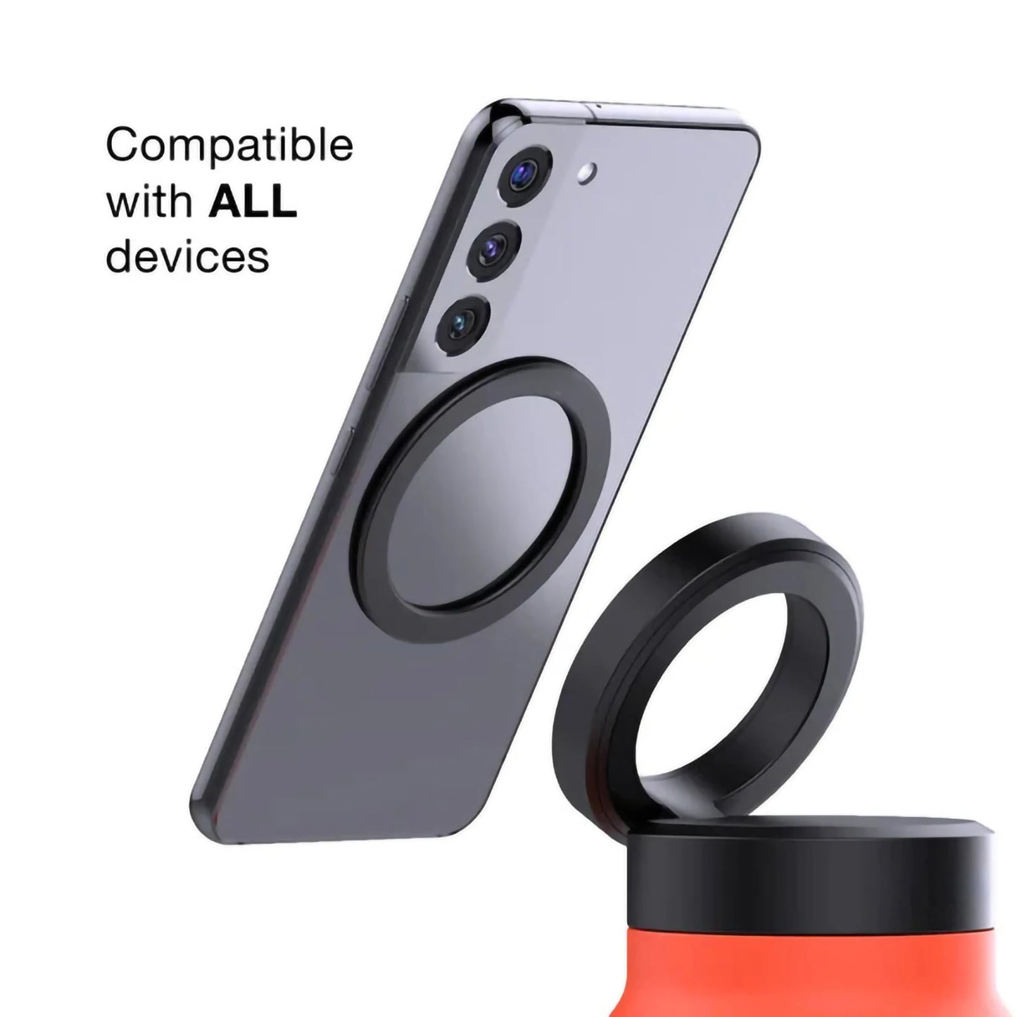 Insulated Water Bottle with Phone Mount