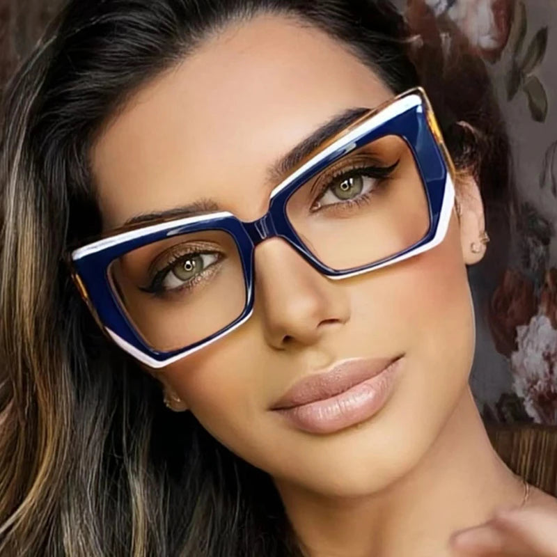 Stylish Polygonal Eyeglass Frames