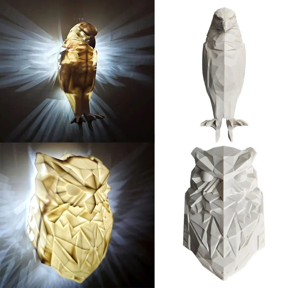 3D Owl Eagle Wall Lamp