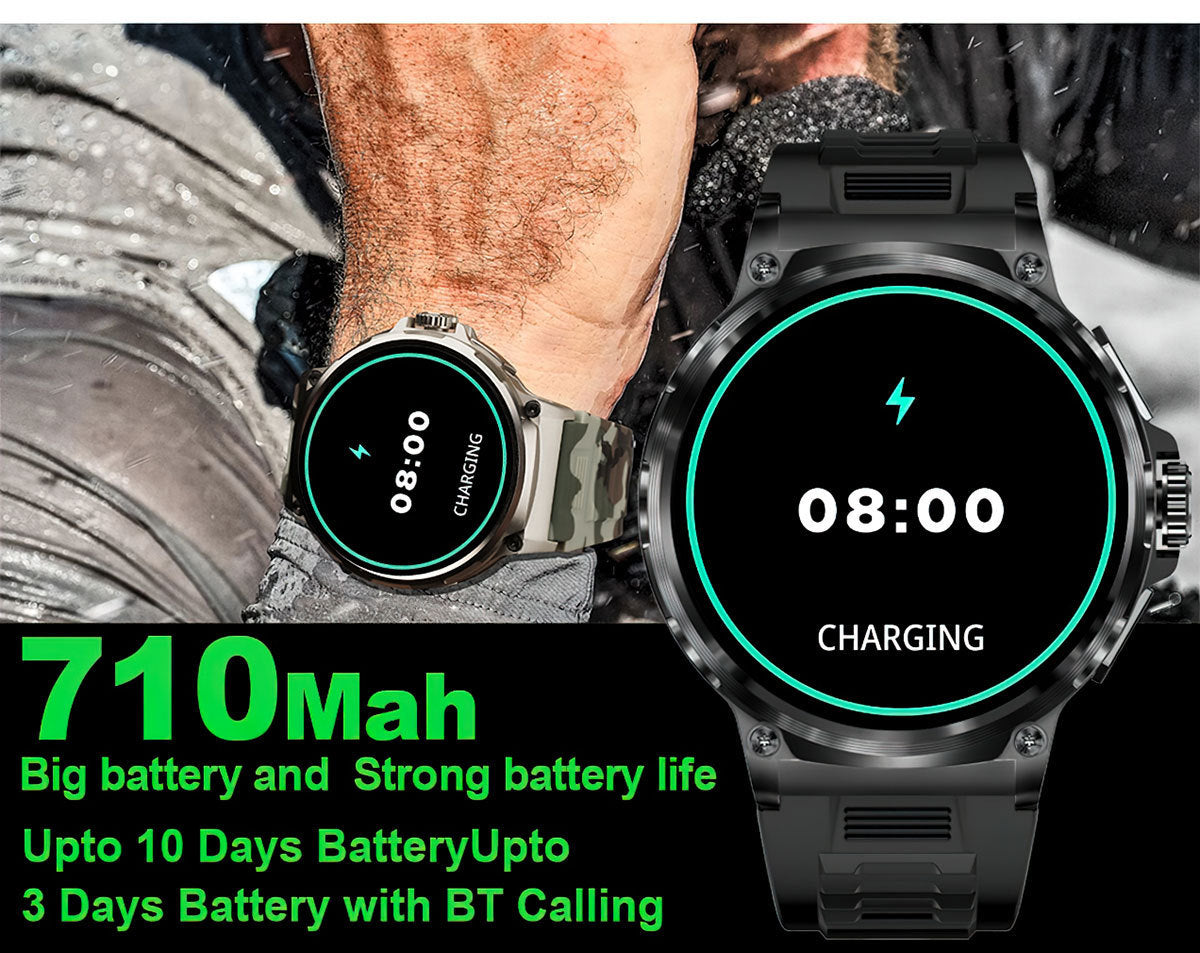 Round Screen Heart Rate Blood Oxygen Multi-sports Watch